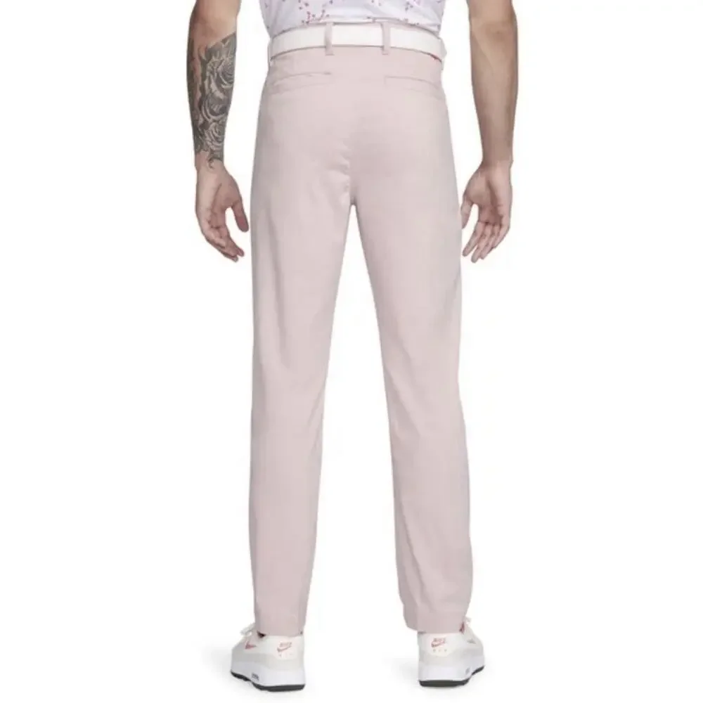 Nike Men's Dri-FIT Slim-Fit Golf Chino Pants Pink Size 33X28 Modern Preppy